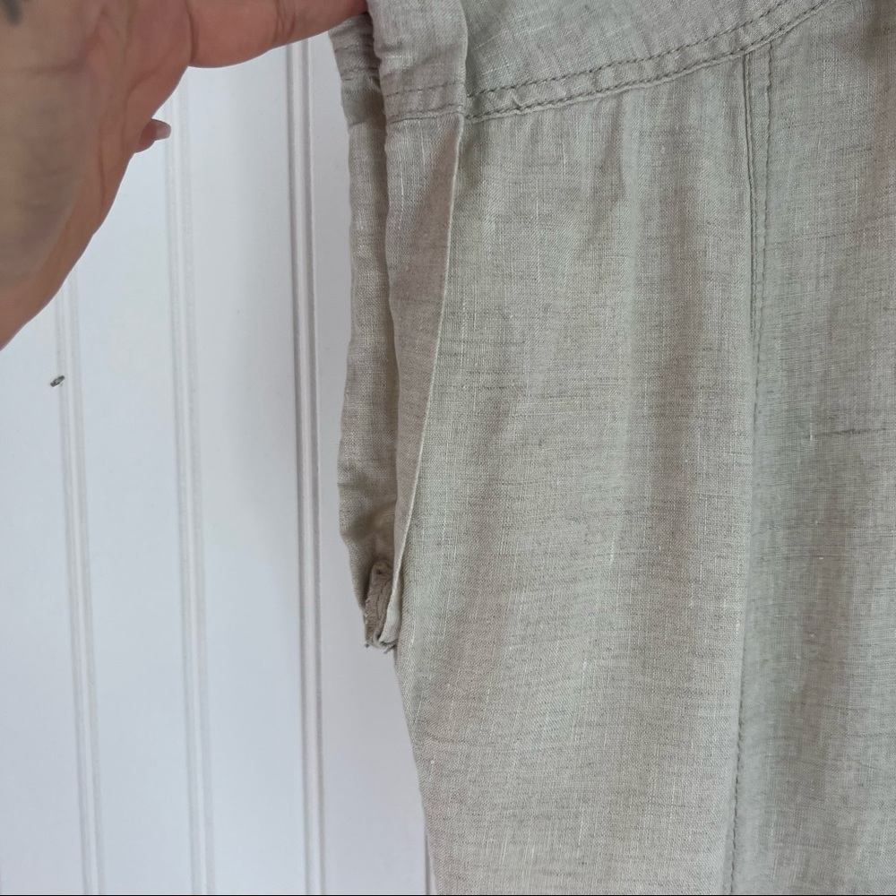 Caslon Pure Linen Shirt Dress Medium - Picture 3 of 12
